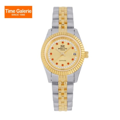 ROSCANI ROSW498729 Gold Dial Stainless Steel Strap Analog Women Watch ROSCANI ROSW498729 Gold Dial Stainless Steel Strap Analog Women Watch